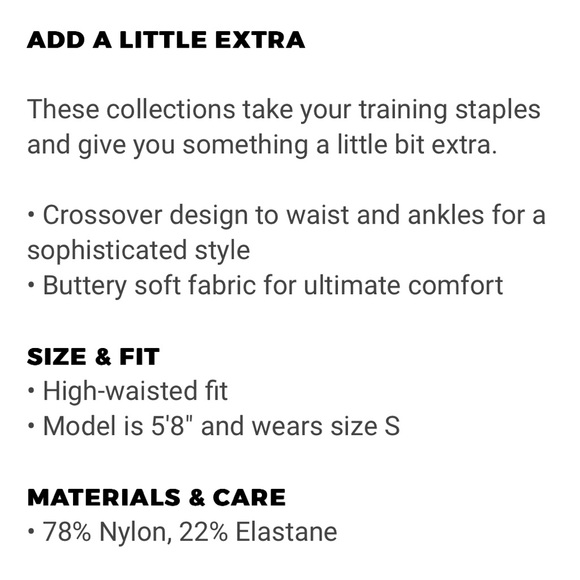 Gymshark black crossover leggings - Picture 7 of 7